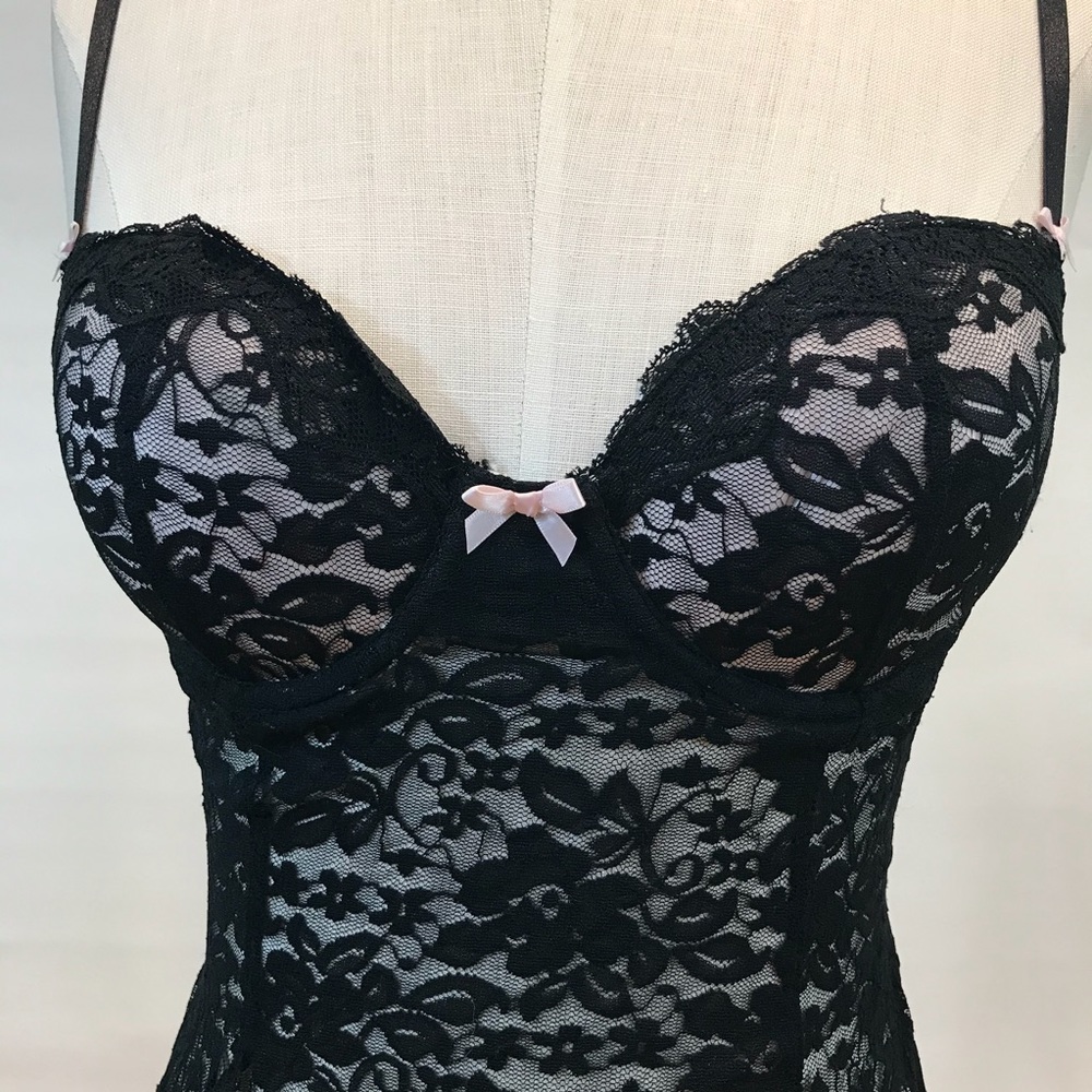 APT.9 Women’s Lace Babydoll Black/Pink 1 pcs only - Picture 5 of 8